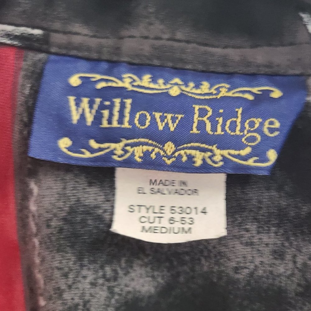 Willow Ridge Patterned button down blouse - Picture 2 of 3